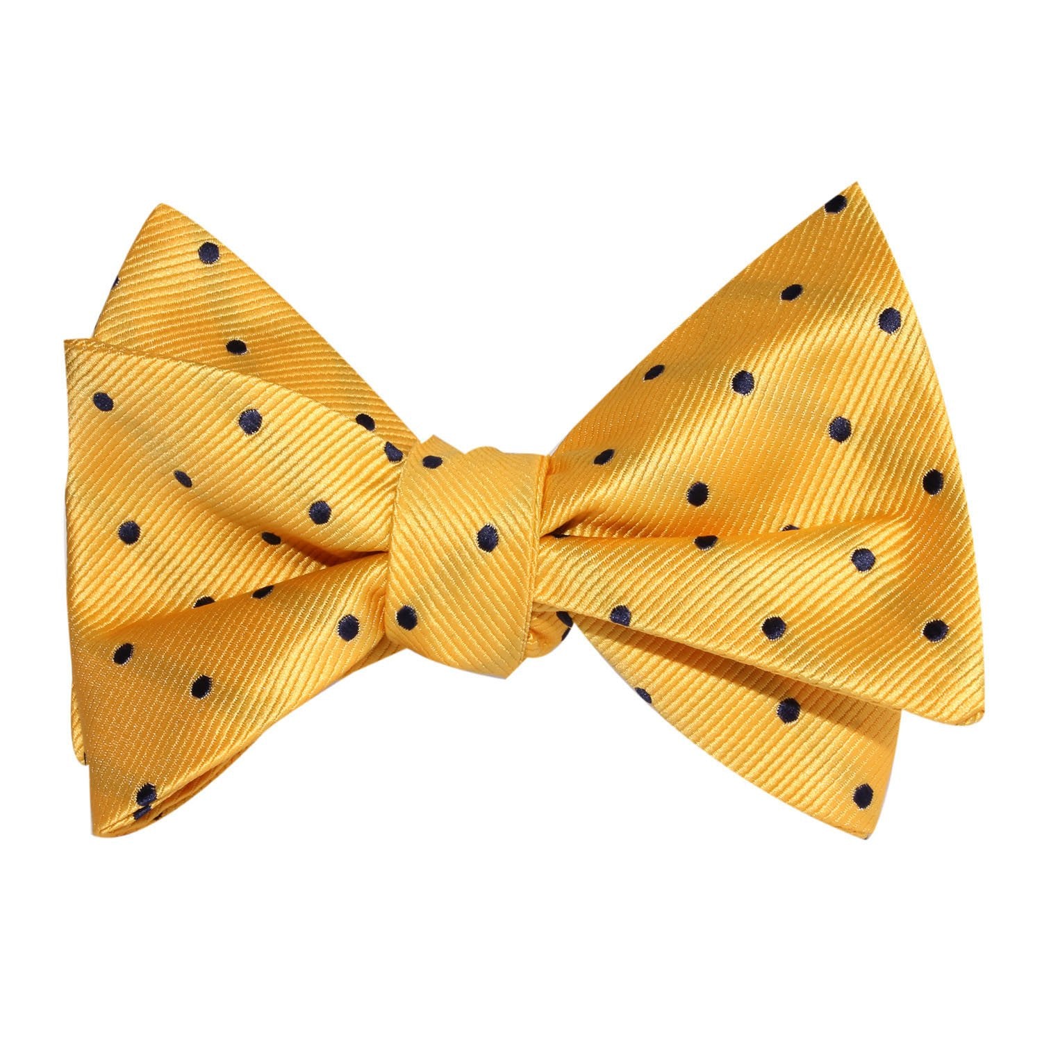 Yellow Polka Dot Bow Tie - 