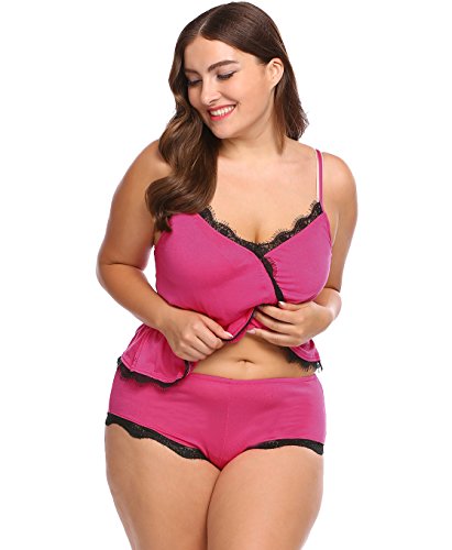 women's plus size short pajamas