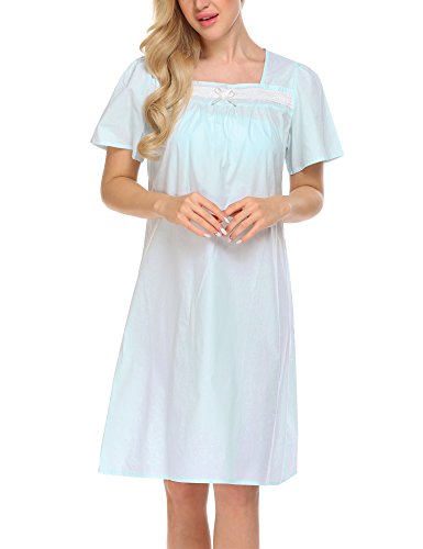 100 cotton ladies nightgowns