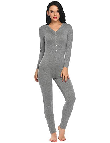 women's one piece long johns