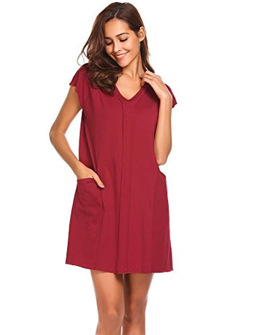 short red nightgown