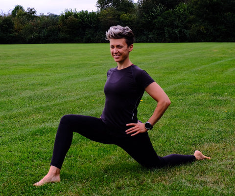Yoga Übung für Läufer Hip Flexor Stretch