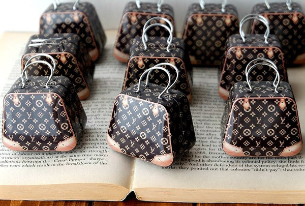Miniature Louis Vuitton Suitcase (1:6 scale)