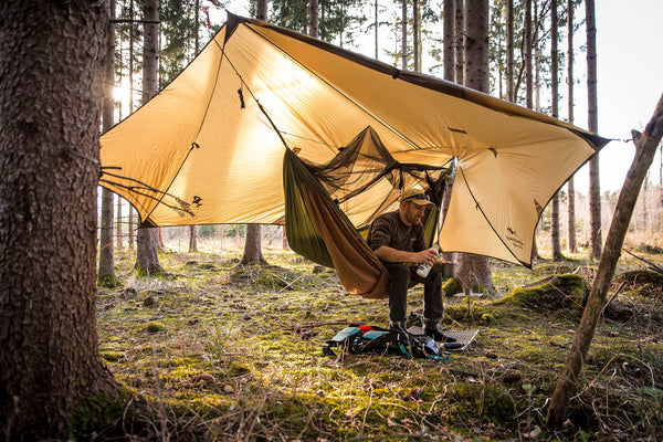 Hammock Over a Tent