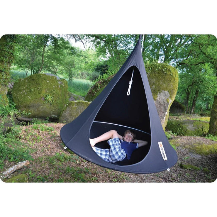 Cacoon Single Hanging Nest Chair - Anthracite