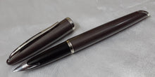 Load image into Gallery viewer, Waterman Carene Fountain Pen Frosty Brown 18k Medium Nib Made In France