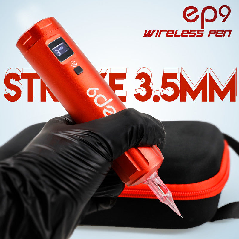 Machine AVA EP9 GT PEN sans fils 3.5 mm de course - Rouge | Tattoo