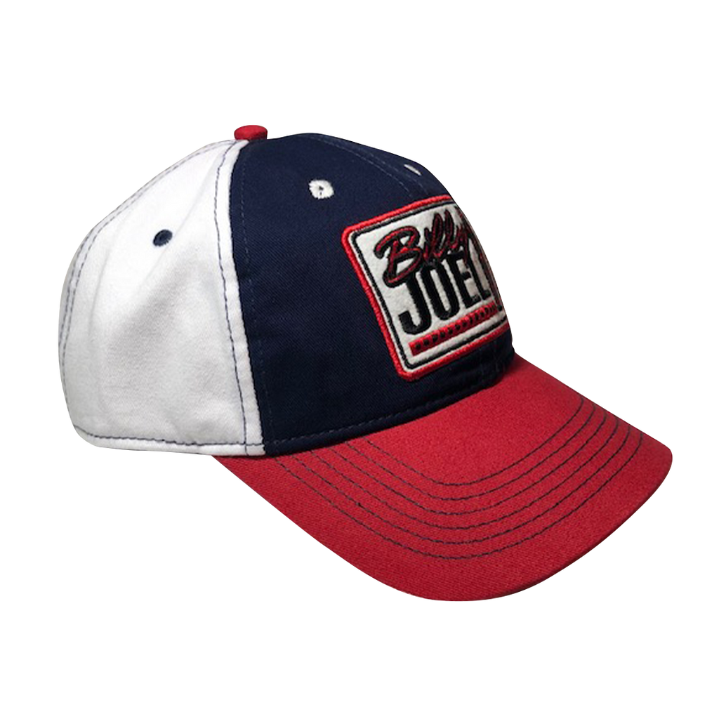 Red/White/Black Cap, Logo Patch – Billy Joel Online Store