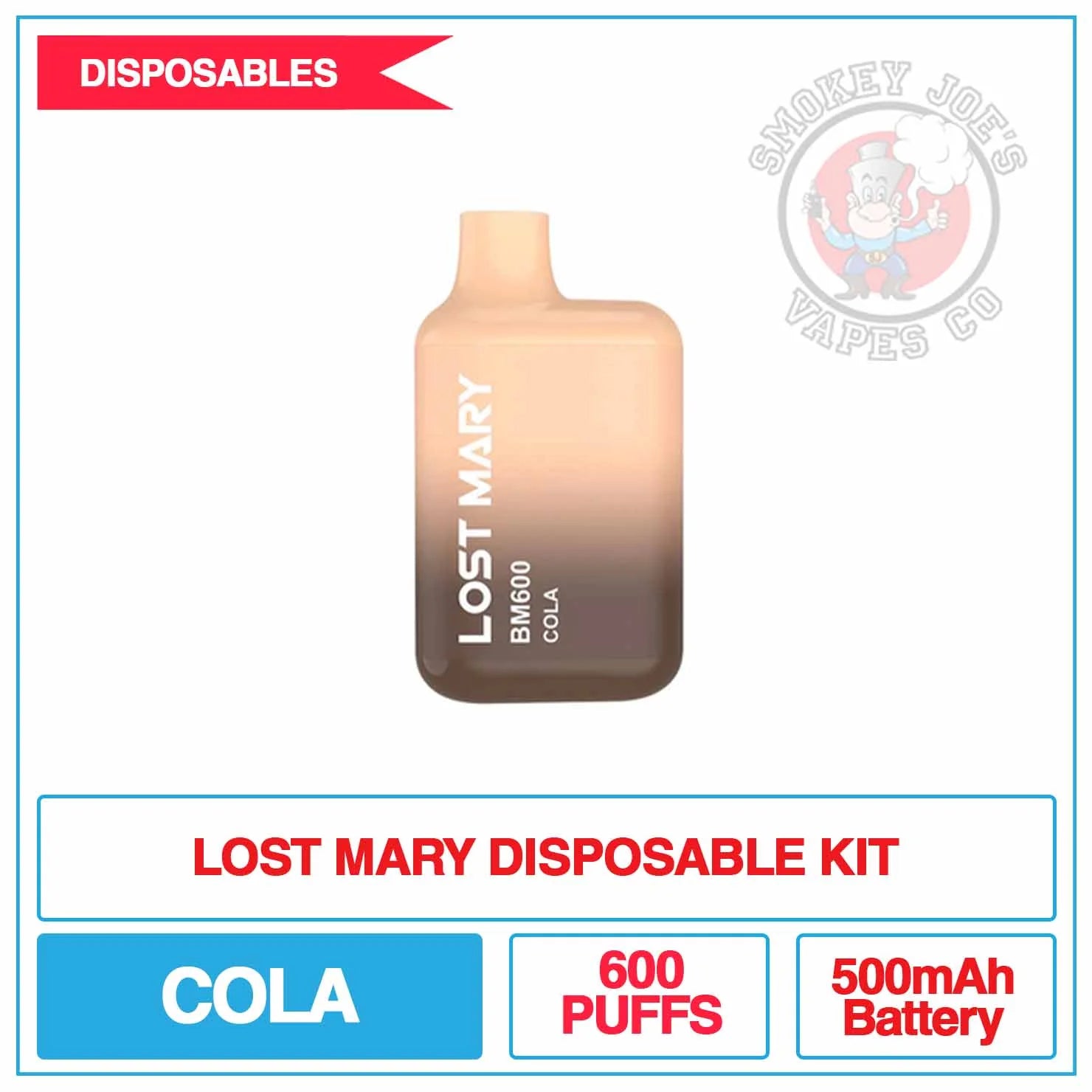 Lost Mary Cola | Smokey Joes Vapes Co