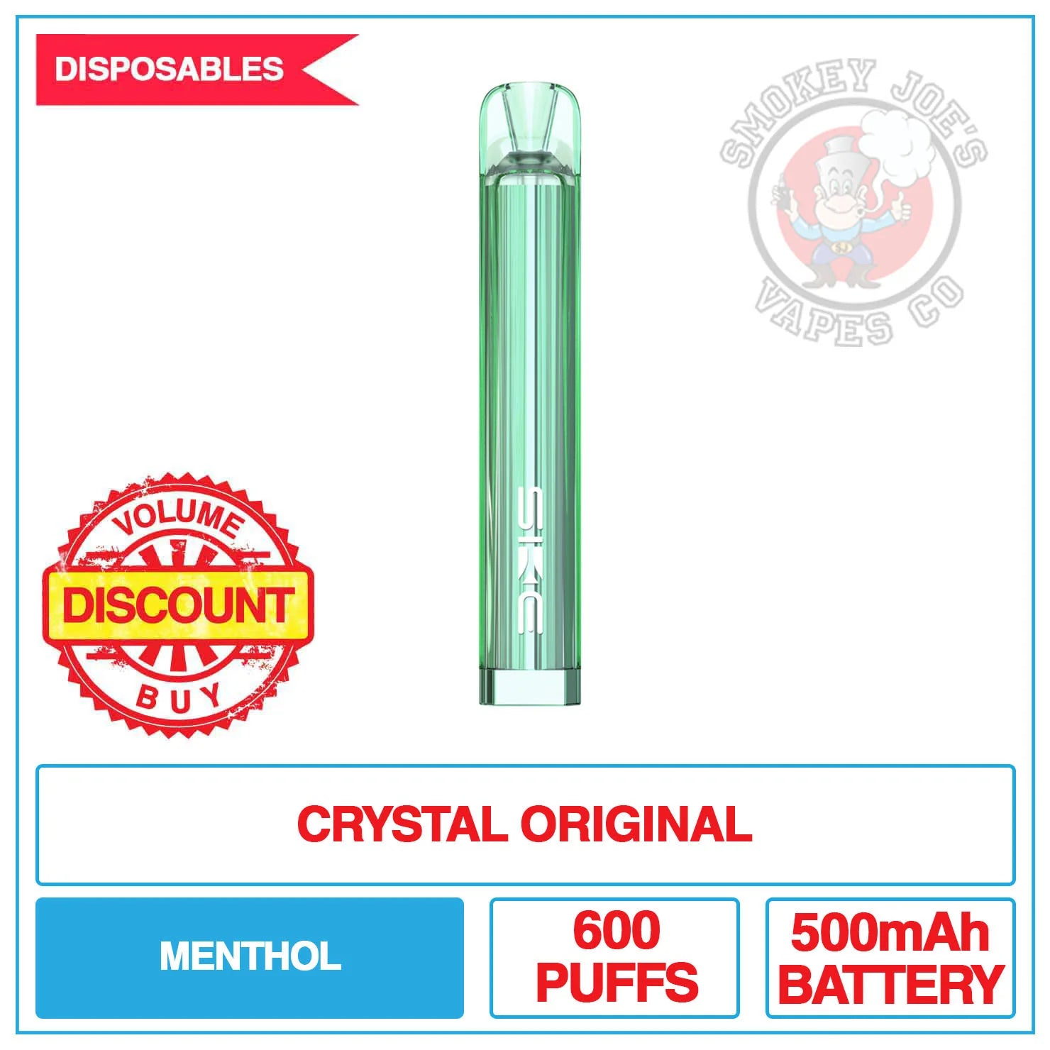 Crystal Original Menthol | Smokey Joes Vapes Co