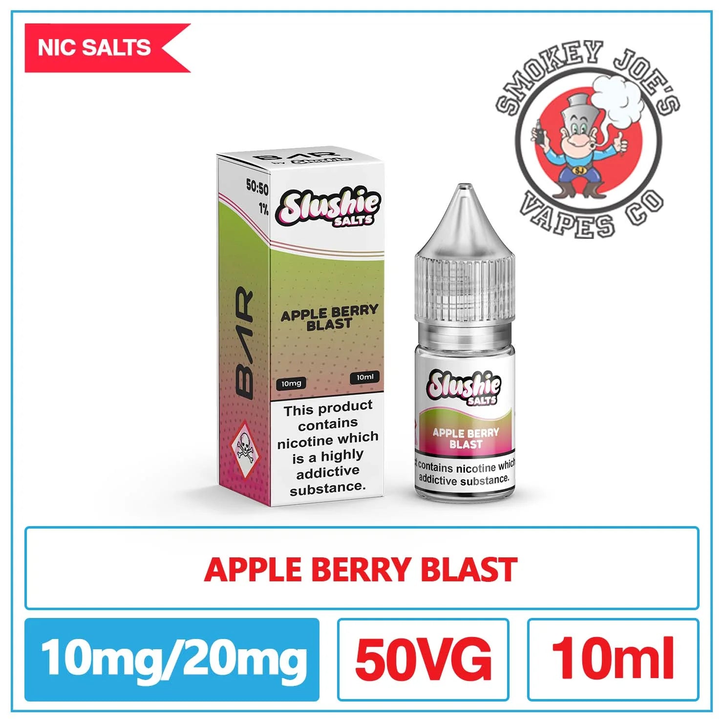 Slushie Salts Apple Berry Blast | Smokey Joes Vapes Co