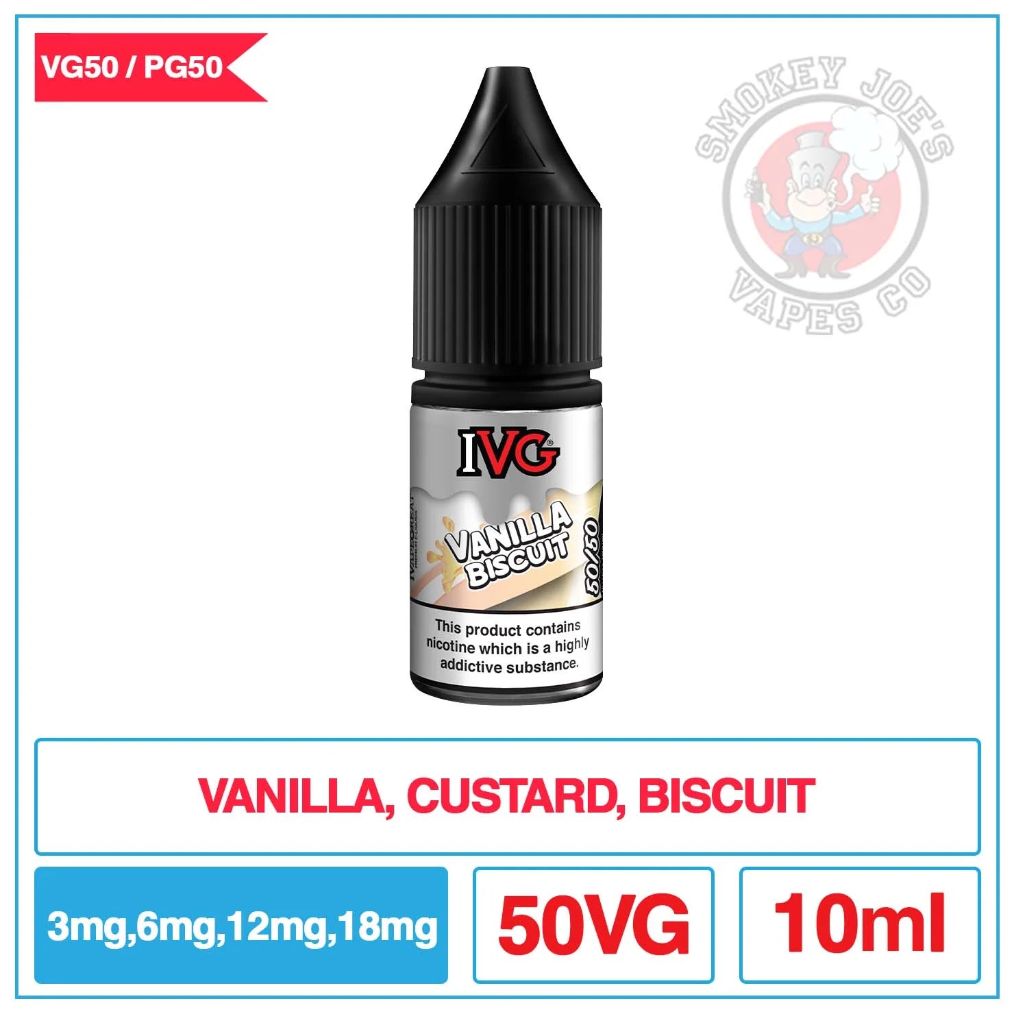 Vanilla Biscuit | Smokey Joes Vapes Co
