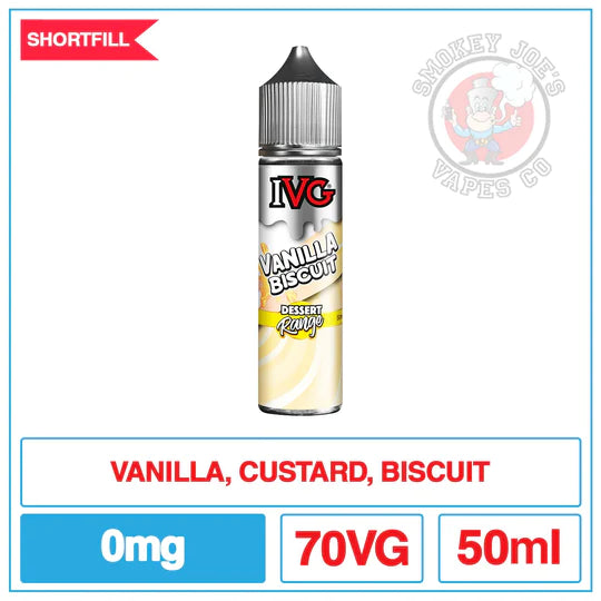 IVG Vanilla Biscuit | Smokey Joes Vapes Co