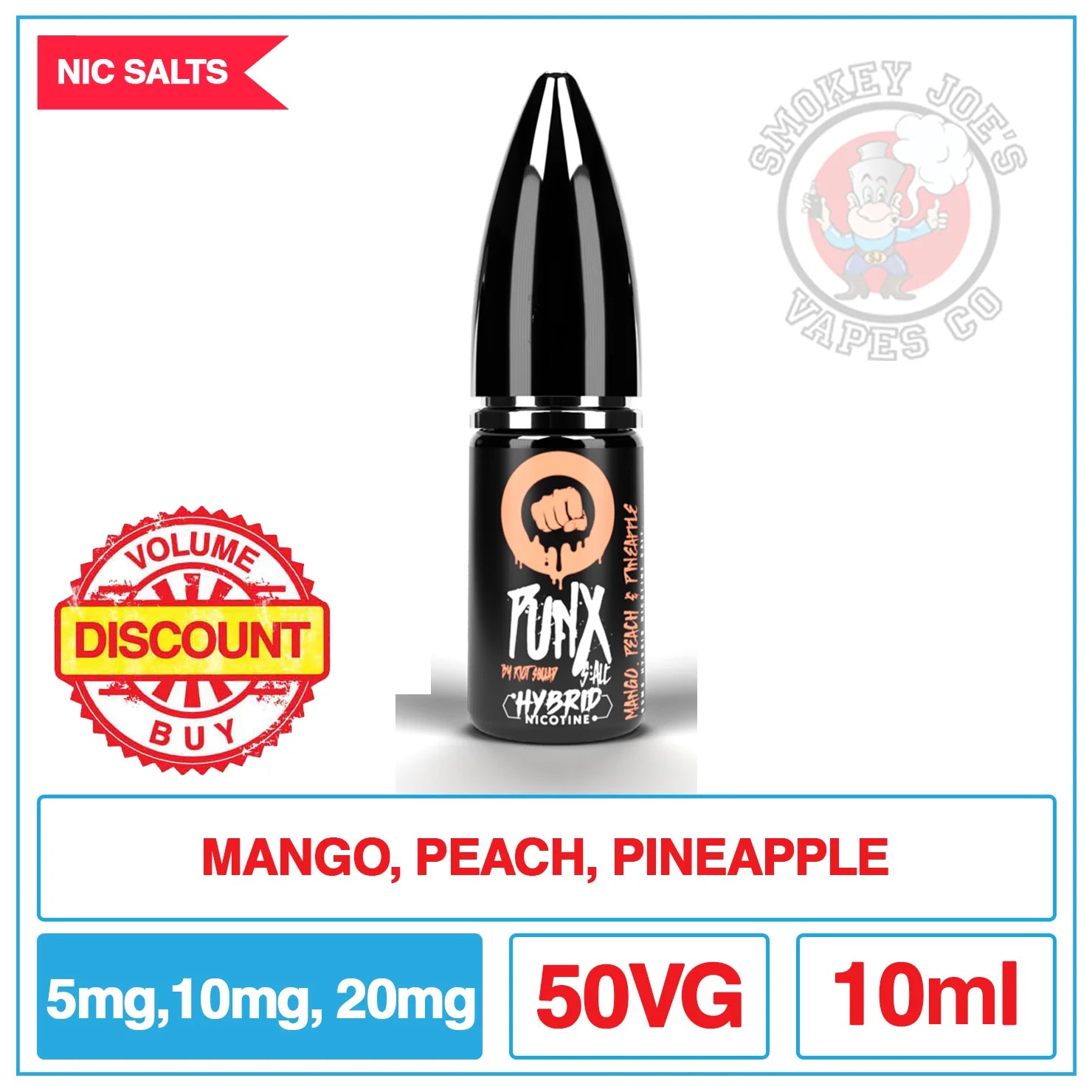Riot Squad Mango Peach Pineapple | Smokey Joes Vapes Co