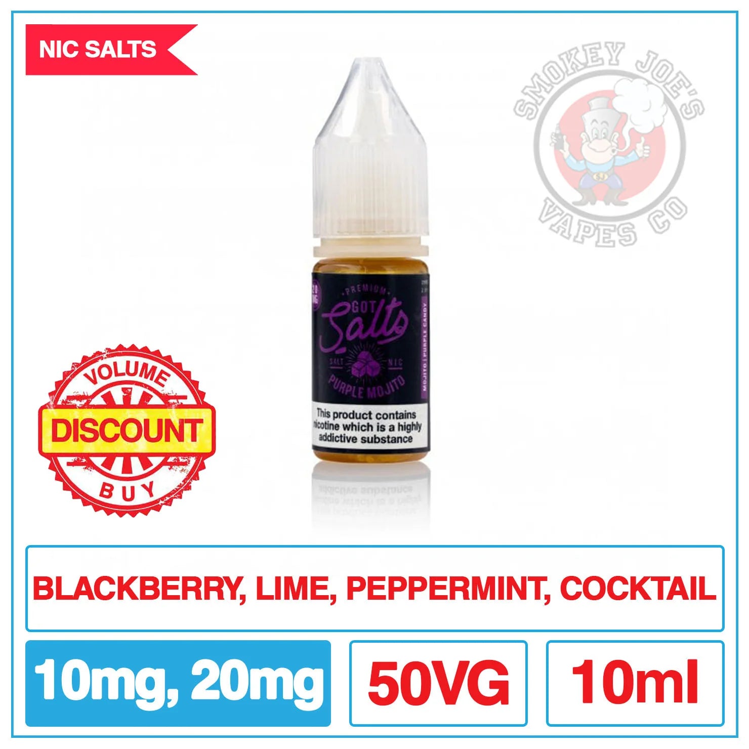 Got Salts Purple Mojito Got Salts Purple Mojito | Smokey Joes Vapes Co