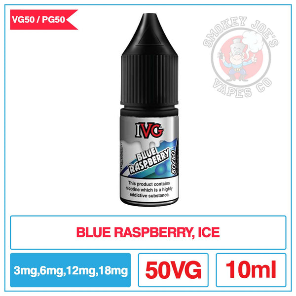 IVG 50/50 - Blue Raspberry |  Smokey Joes Vapes Co.