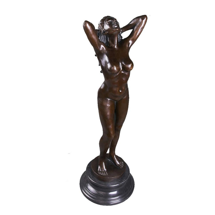 Bronze Sculpture Art Decor Outdoor Statues Lady Sculptures