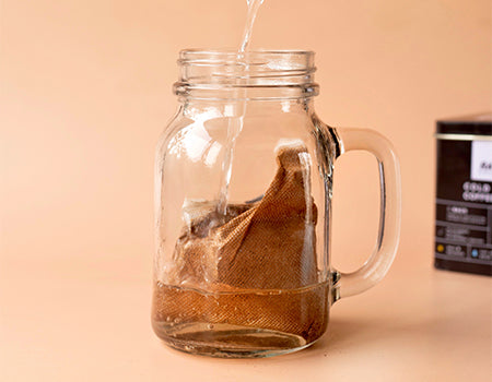 Rage Cold Brew coffee bag in a jar
