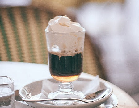 Orange Zest Coffee with whip cream