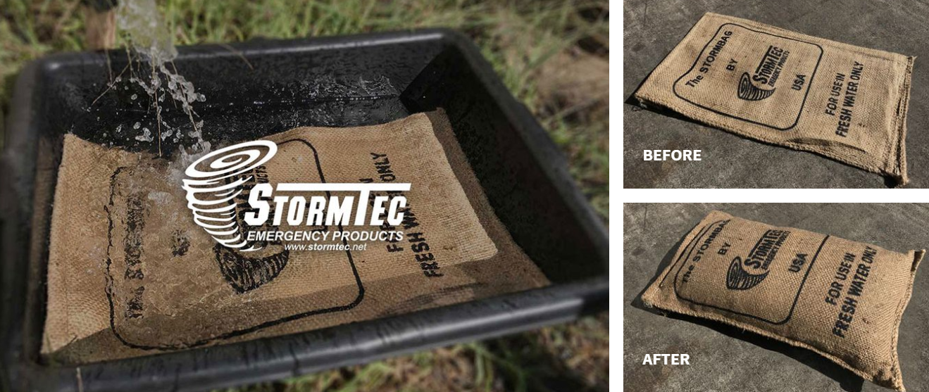 Sandless Sandbags Wholesale StormBags by StormTec