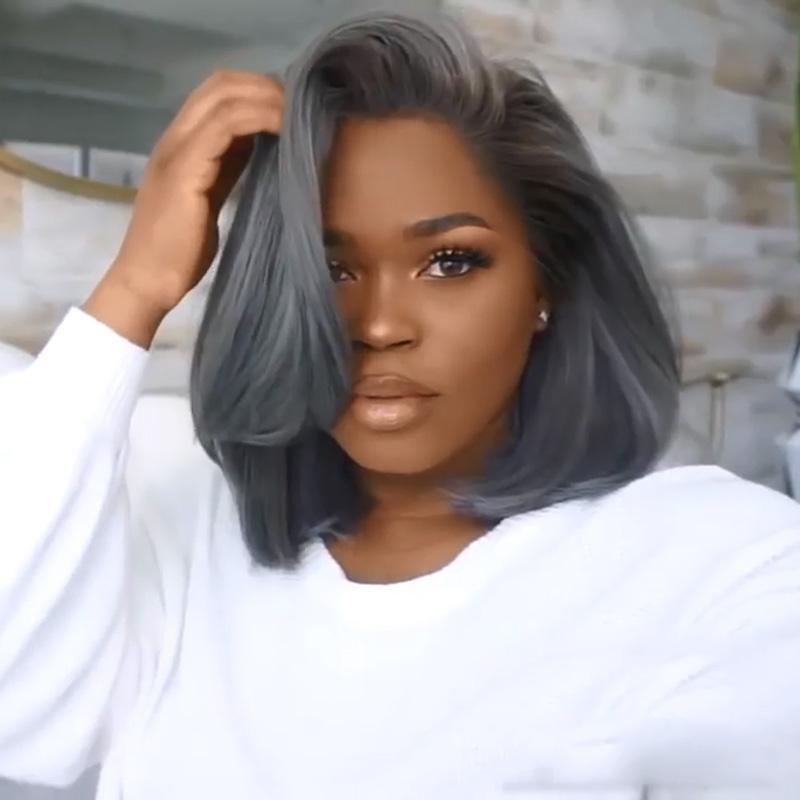 gray bob wigs