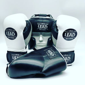 LEAD Boxing Sparring Set (White /Black /Silver )