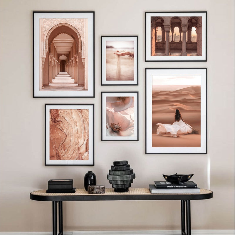 Morocco Architecture Desert And Beauty Canvas Prints