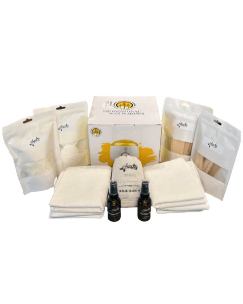 Hard Wax Warmer Kit With Natural Beeswax & Resins - NaturalWayPro – Natural  Way Products Inc.