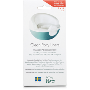 Eco By Naty Clean Potty Liners/ Flushable Bags 30pcs