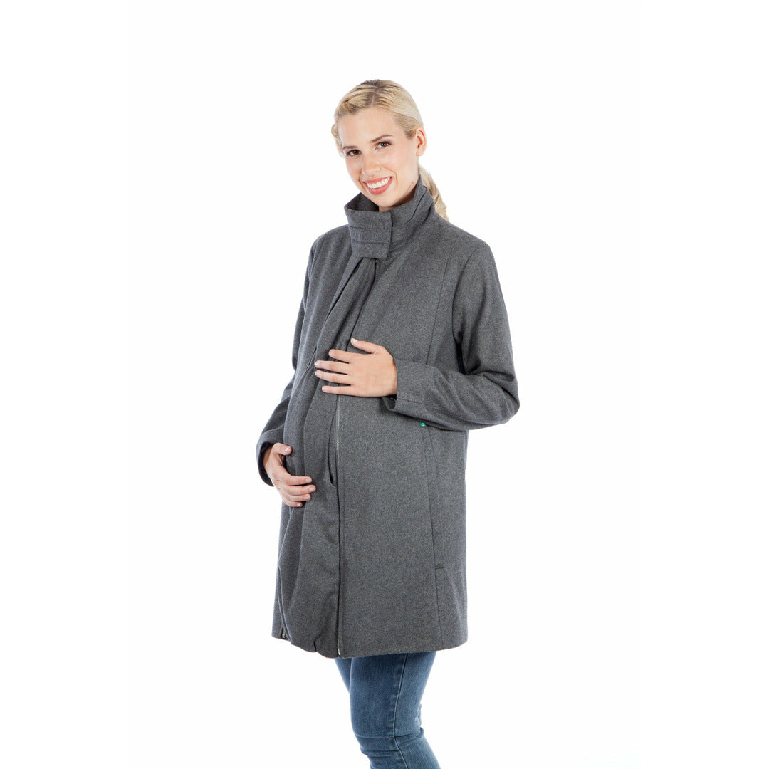 maternity and babywearing coat