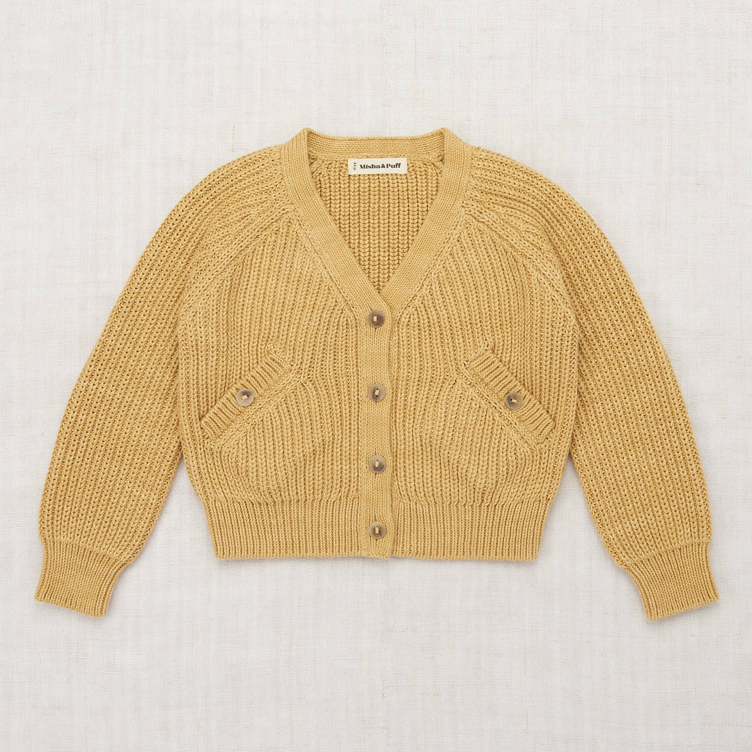 Misha & Puff Fisherman Rib Everyday Cardigan - Root