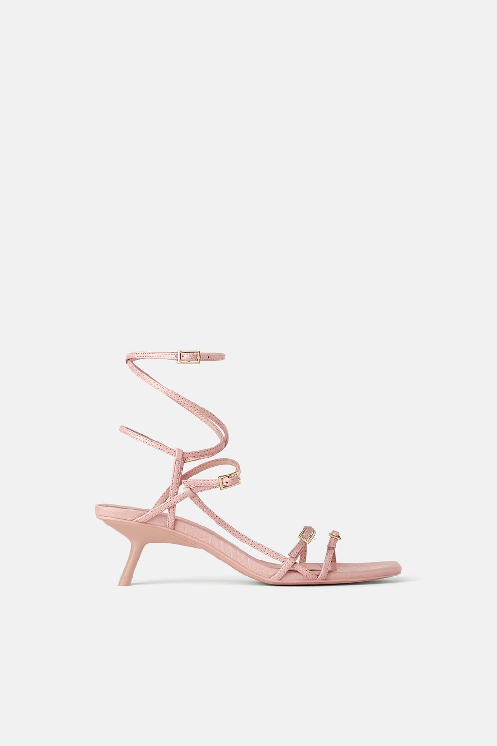 zara barely there heels