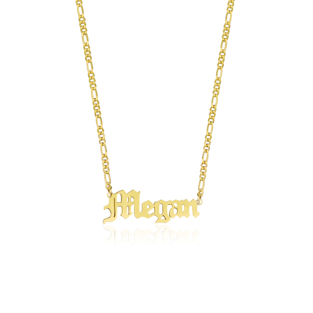Figaro Name Necklace – Dainty and gold jewelry