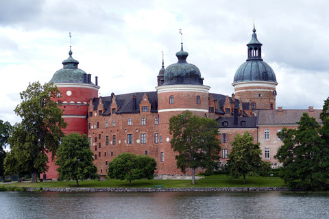 Water view of Gripsholm Castle in Sweden, for AutoBrush