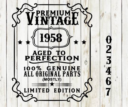 Download Premium Vintage Aged To Perfection Genuine Limited Edition Original Pa Creative Boutique Svg Designs