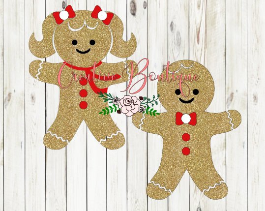 Download Christmas Gingerbread People Boy Girl Man Woman Svg Cutting File Cut I Creative Boutique Svg Designs