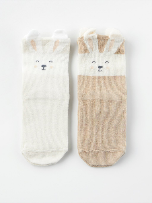2-pak sokker kanin – Lindex