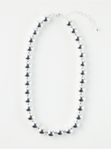 Halskæde med sølv beads