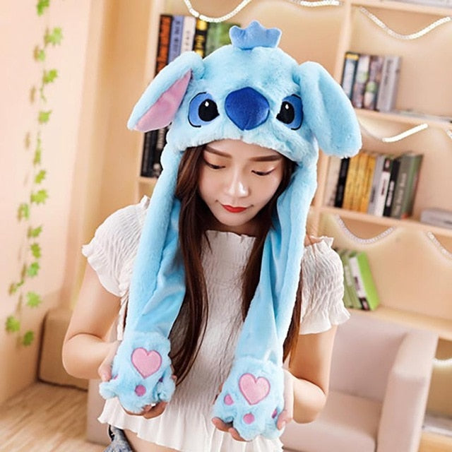 Moving Ears Bunny Hat Adult Kids Tiktok Animal Korean Kawaii Cute Harajuku Hop Ebay