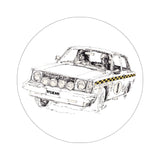 Volvo Rally Sketch Sticker
