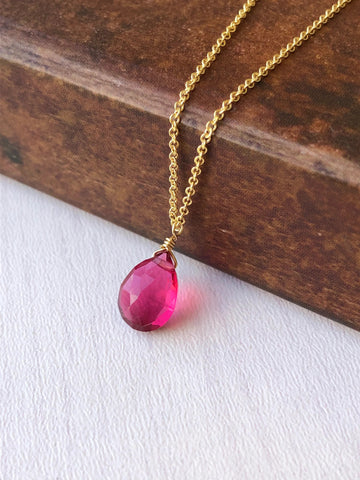 Pink Tourmaline Pendant