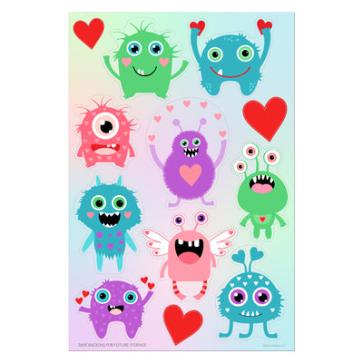  FUNOMOCYA 2 Rolls Label Conversation Heart Stickers