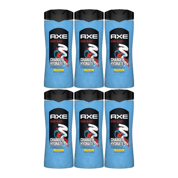 Axe Sport Blast Energized Citrus Body Wash 8.45oz (250ml) (Pack of 2) –  MarketCOL