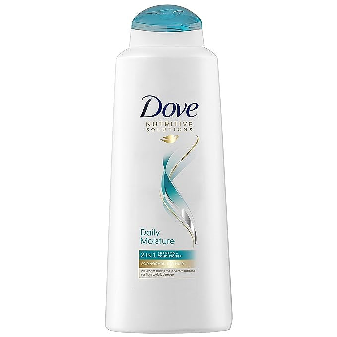 Dove Daily Moisture 2 in 1 Shampoo + Conditioner, 250 ml