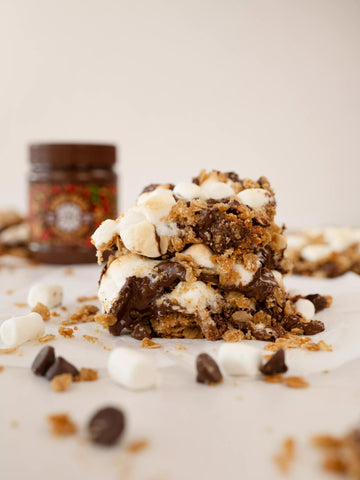 Gooey S'mores Crumble Bars