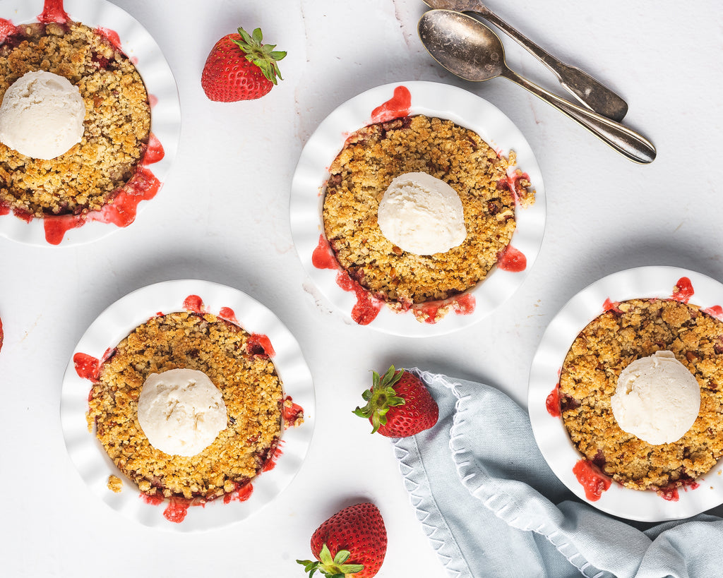 Keto Strawberry Crisp