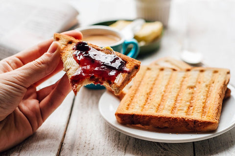 is jelly or jam on toast considered healthy