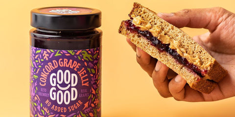 low sugar grape jam