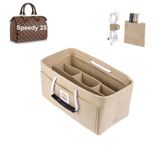 LV SPEEDY 25 Organizer GIFTS INCLUDED : Cable Holders+Lipstick Holders - FFITIN