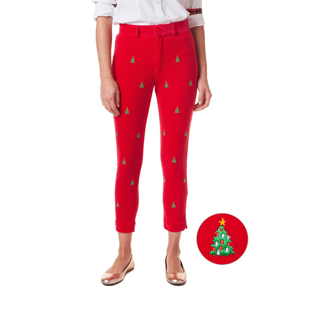 Ladies Christmas Holiday Capri Pant Royal Stewart Tartan Plaid – Castaway  Nantucket Island